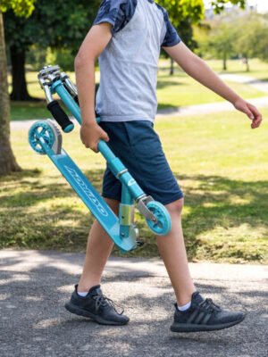 Kids Folding Scooter - Buzz - Blue