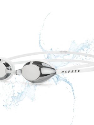 Kids Pro Race Swim Goggles - White