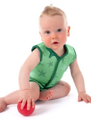 Baby Wetsuit Wrap - Starfish Green