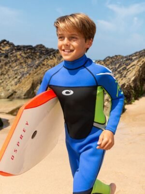 Kids 3mm Origin Full Length Summer Wetsuit - Blue